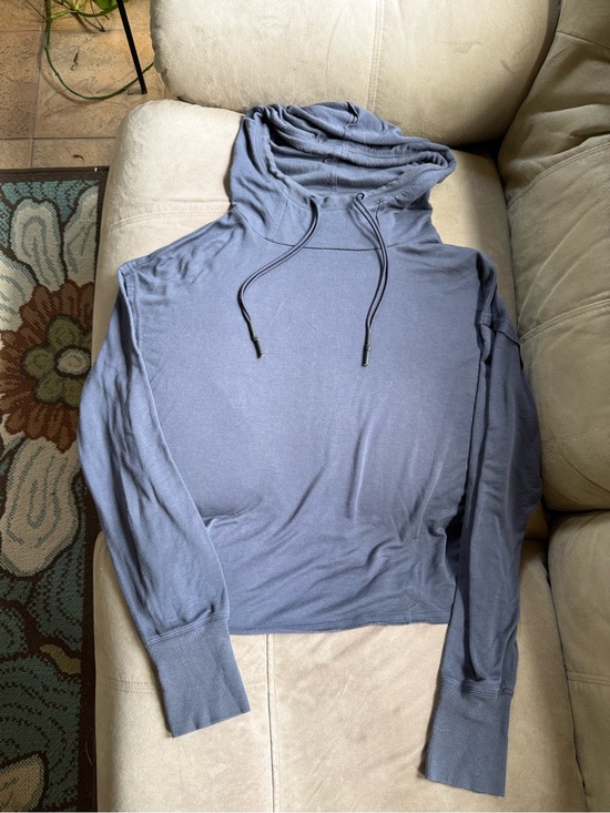 JoyLab Tops - JoyLab Blue Modal-Blend Pullover Hoodie